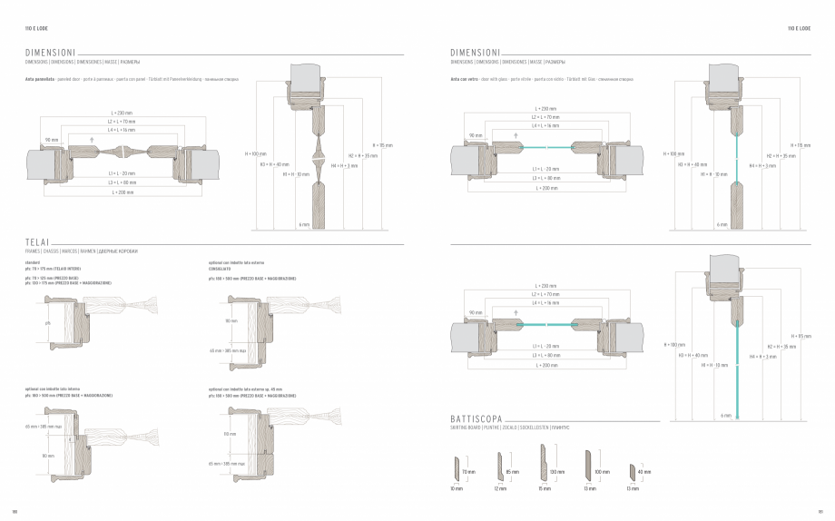Pagina 92-Catalog general Garofoli - Usi clasice din lemn GAROFOLI Catalog, brosura Engleza, Italiana,...