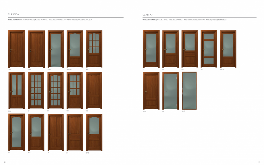 Pagina 96-Catalog general Garofoli - Usi clasice din lemn GAROFOLI Catalog, brosura Engleza, Italiana,...