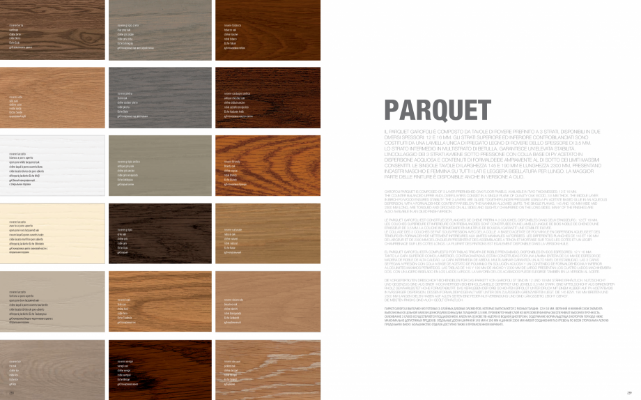 Pagina 121 - Catalog general Garofoli - Usi clasice din lemn GAROFOLI Catalog, brosura Engleza,...