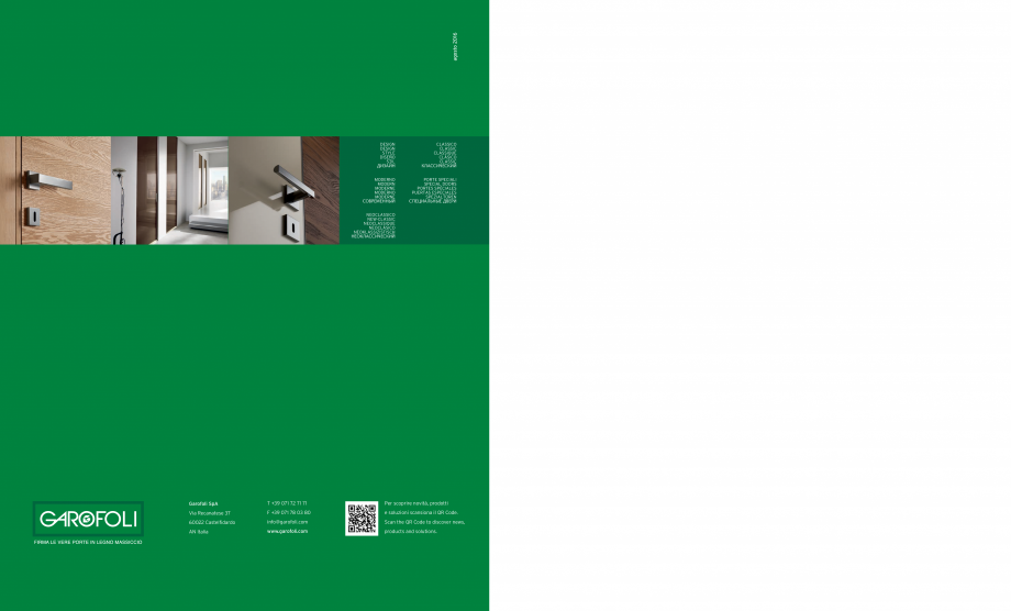 Pagina 131-Catalog general Garofoli - Usi clasice din lemn GAROFOLI Catalog, brosura Engleza, Italiana,...