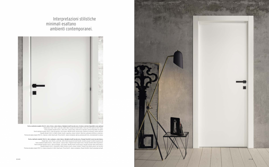 Pagina 13-Catalog Gidea Avio - Usi cu finisaje moderne GAROFOLI Catalog, brosura Engleza, Franceza, Italiana, ...