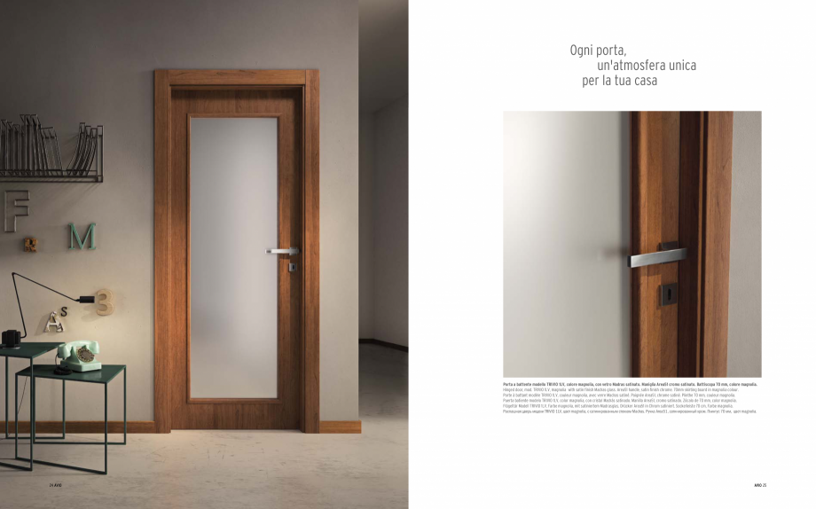 Pagina 14-Catalog Gidea Avio - Usi cu finisaje moderne GAROFOLI Catalog, brosura Engleza, Franceza, Italiana, ...