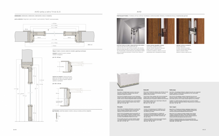 Pagina 20-Catalog Gidea Avio - Usi cu finisaje moderne GAROFOLI Catalog, brosura Engleza, Franceza, Italiana, ...