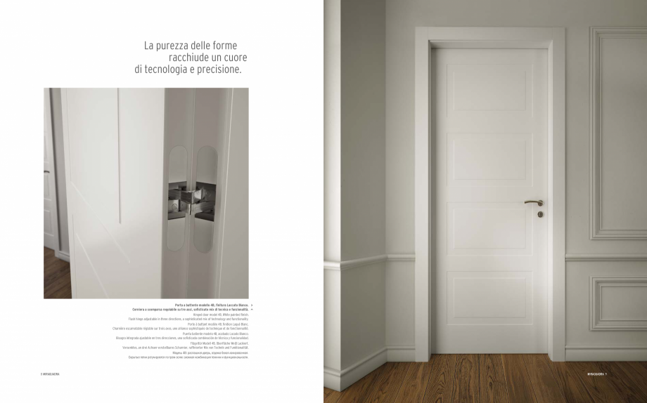 Pagina 6-Catalog Garofoli Miraquadra - Usi - Linii clasice. Eleganta atemporala si stil perfect GAROFOLI...