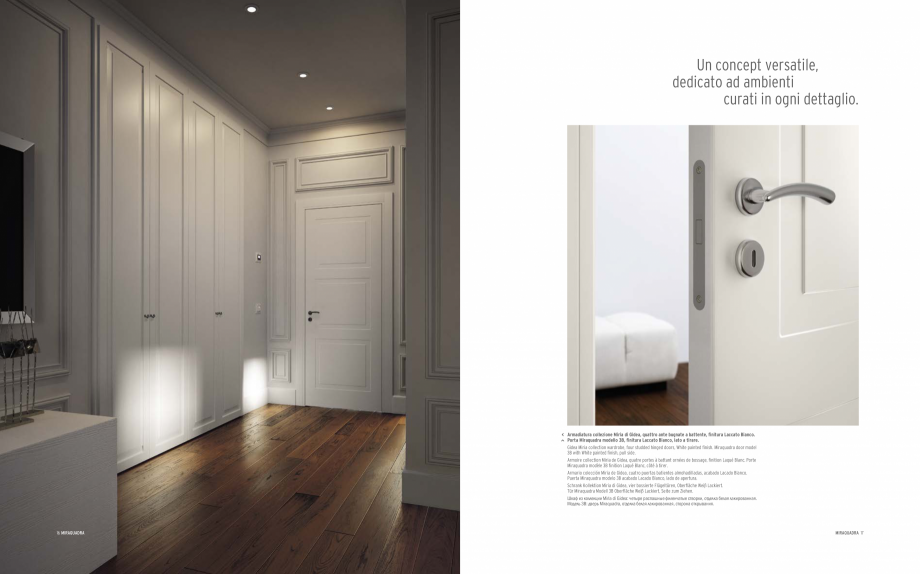 Pagina 10-Catalog Garofoli Miraquadra - Usi - Linii clasice. Eleganta atemporala si stil perfect GAROFOLI...