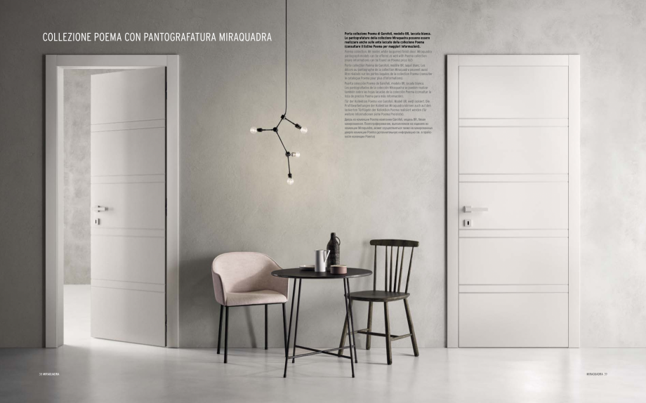 Pagina 21-Catalog Garofoli Miraquadra - Usi - Linii clasice. Eleganta atemporala si stil perfect GAROFOLI...