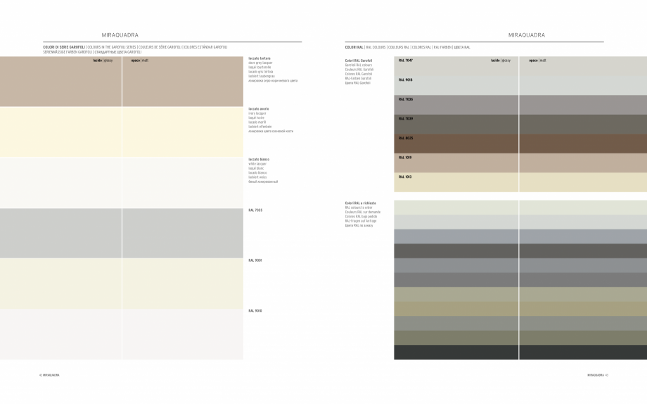 Pagina 23-Catalog Garofoli Miraquadra - Usi - Linii clasice. Eleganta atemporala si stil perfect GAROFOLI...