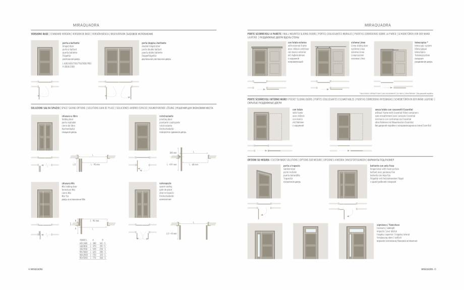 Pagina 24-Catalog Garofoli Miraquadra - Usi - Linii clasice. Eleganta atemporala si stil perfect GAROFOLI...