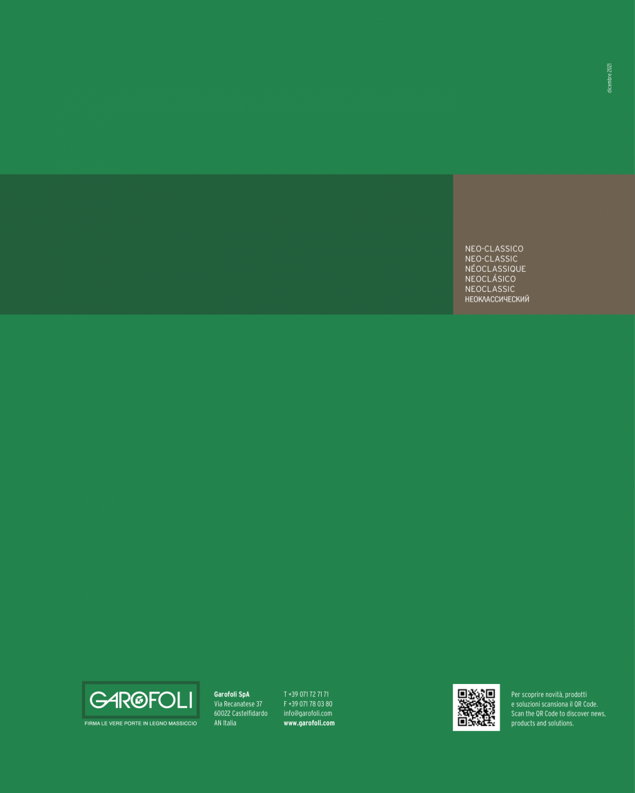 Pagina 29-Catalog Garofoli Miraquadra - Usi - Linii clasice. Eleganta atemporala si stil perfect GAROFOLI...