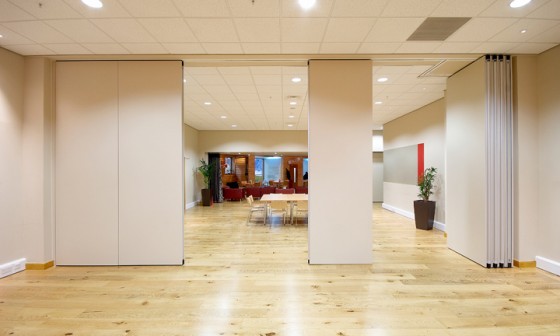 HUFCOR Exemplificarea utilizarii peretilor mobili - Pereti amovibili izolati fonic pentru birouri hoteluri sali de spectacole