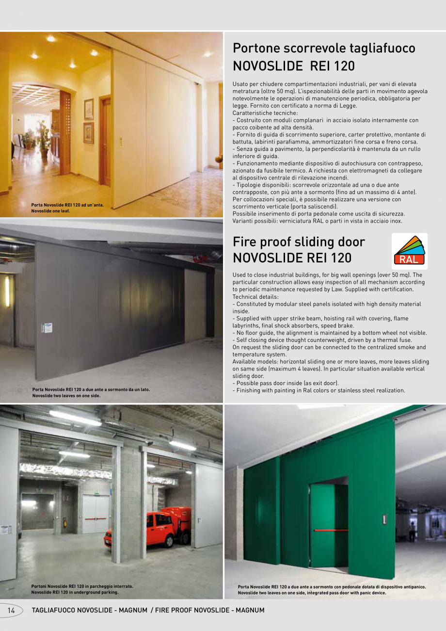 Pagina 14-Catalog pentru usi rezistente la foc  NOVOFERM metalice Catalog, brosura Italiana e.
Scudo two...