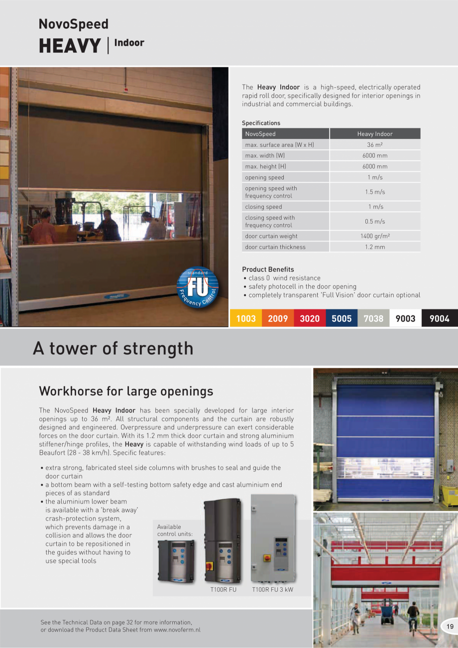 Pagina 1-Usa rapida interioara  NOVOFERM Heavy Indoor Fisa tehnica Engleza NovoSpeed

HEAVY | Indoor...