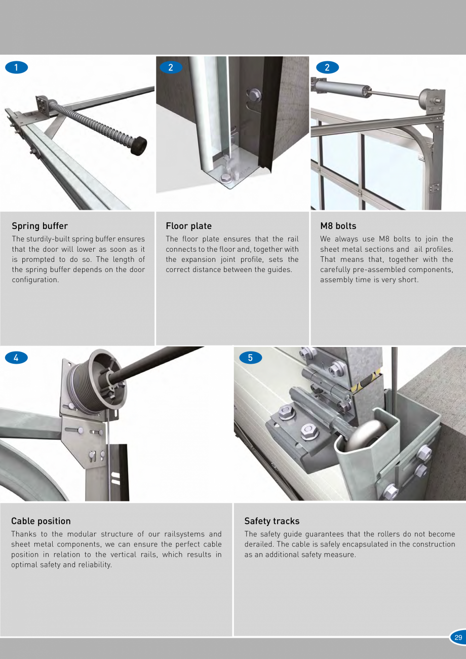 Pagina 29-Catalog 2019 - Porti industriale sectionale pentru inchideri exterioare NOVOFERM Usi sectionale...