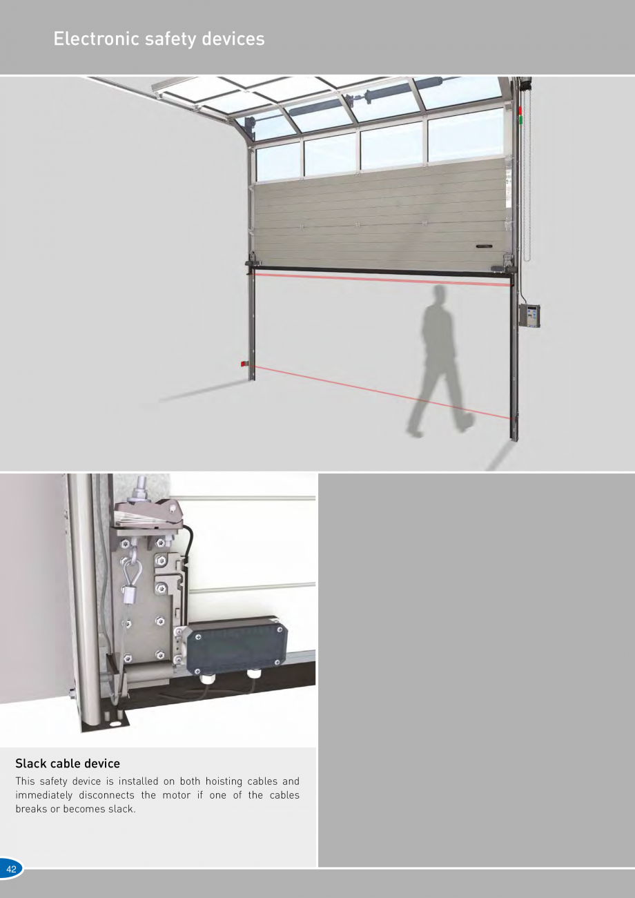 Pagina 42-Catalog 2019 - Porti industriale sectionale pentru inchideri exterioare NOVOFERM Usi sectionale...