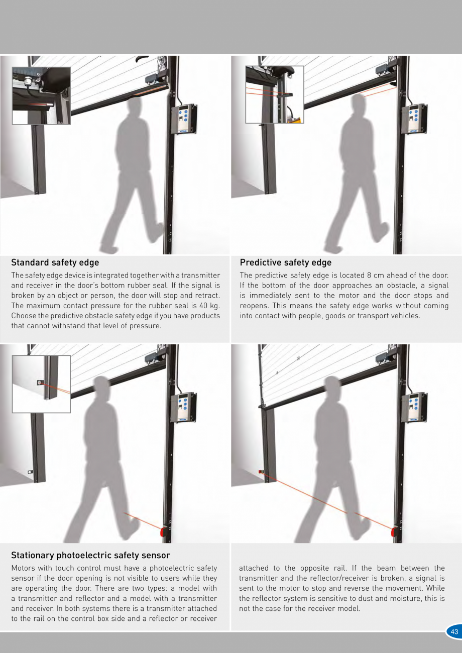 Pagina 43-Catalog 2019 - Porti industriale sectionale pentru inchideri exterioare NOVOFERM Usi sectionale...