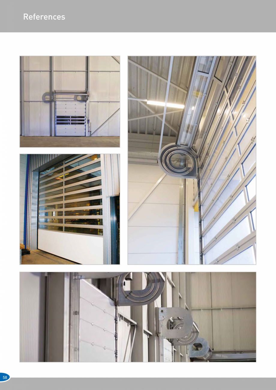 Pagina 58-Catalog 2019 - Porti industriale sectionale pentru inchideri exterioare NOVOFERM Usi sectionale...