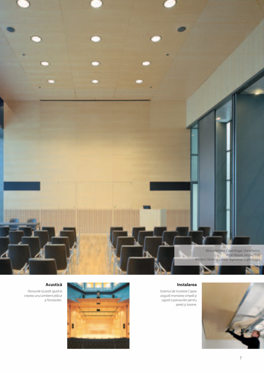 Pagina 6-Catalog- Panouri fonoabsorbante GUSTAFS Gustafs Catalog, brosura Romana 2, practic de două ori mai ...