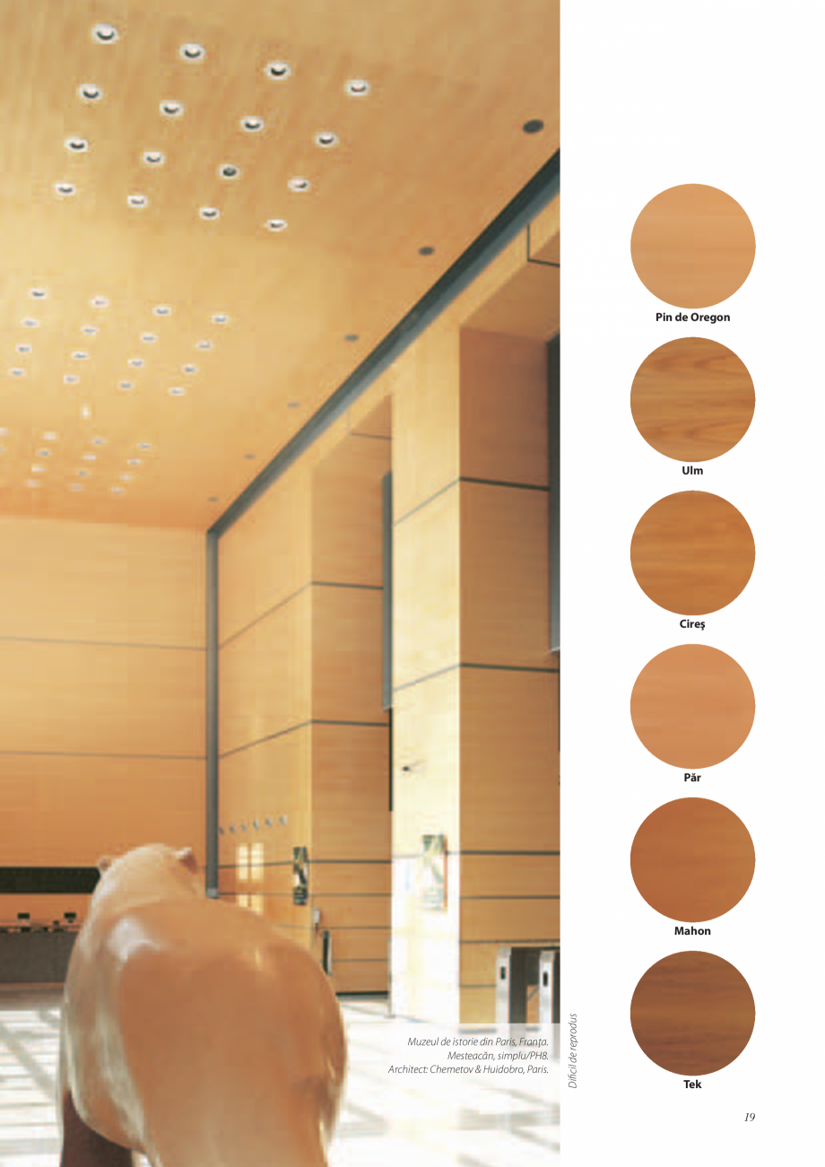 Pagina 18-Catalog- Panouri fonoabsorbante GUSTAFS Gustafs Catalog, brosura Romana stitutului Canossiano,...