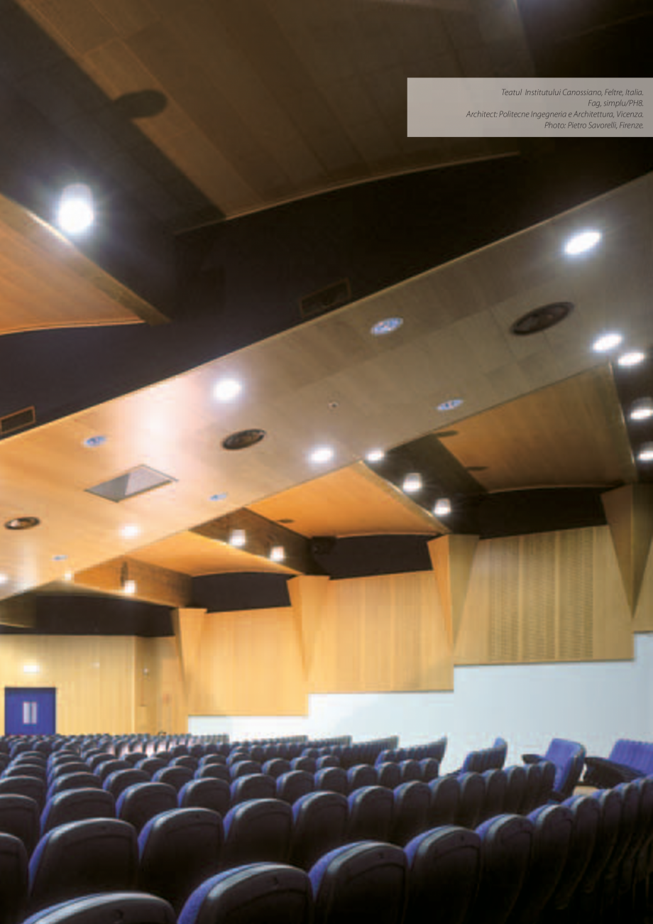 Pagina 21-Catalog- Panouri fonoabsorbante GUSTAFS Gustafs Catalog, brosura Romana este aceea de a folosi numai...