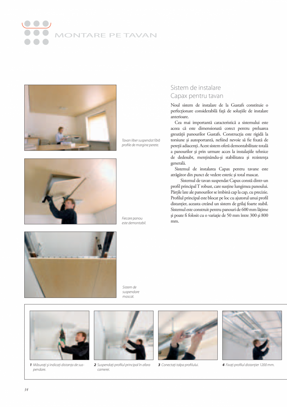 Pagina 34-Catalog- Panouri fonoabsorbante GUSTAFS Gustafs Catalog, brosura Romana al nu este necesară o...