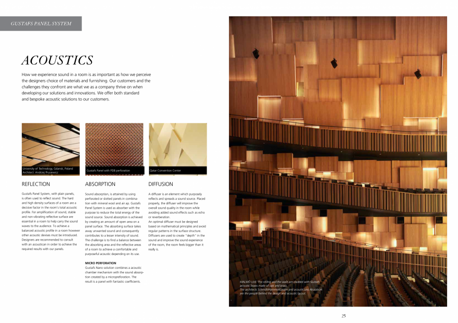 Pagina 12-Catalog-Panouri fonoabsorbante - 2019 GUSTAFS Gustafs Catalog, brosura Engleza m® offers many...