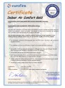 Certificare Eurofins - pentru vata minerala de sticla cu tehnologia ECOSE®