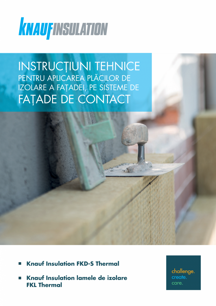 Pagina 1-Instructiuni aplicare fatade de contact KNAUF INSULATION FKD-S Thermal , FKL Thermal Instructiuni...