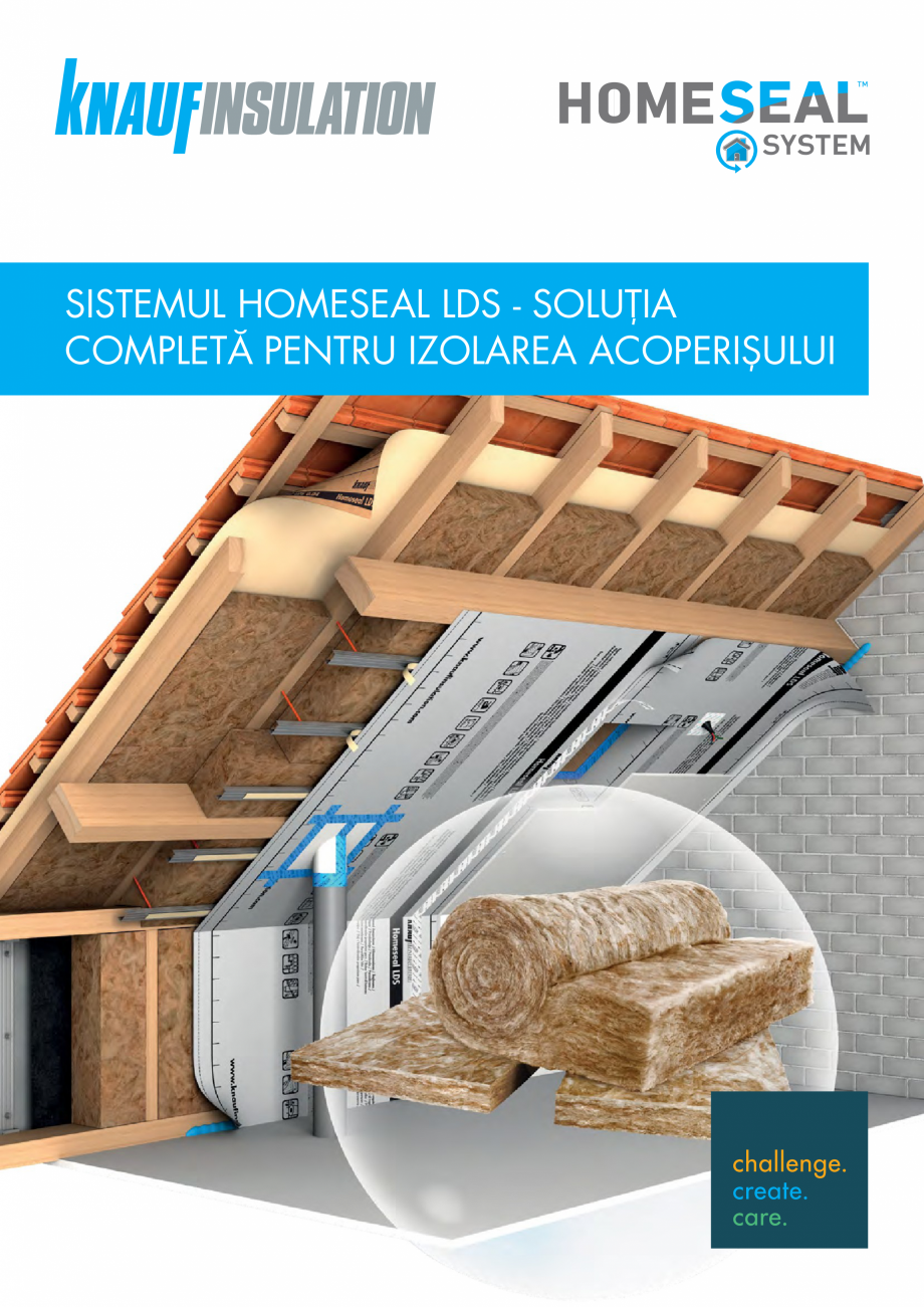 Pagina 1-Sistemul Complet pentru Izolarea Acoperisului KNAUF INSULATION Catalog, brosura Romana SISTEMUL...