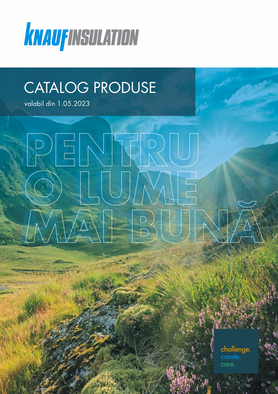 Pagina 1-Catalog de produse Knauf Insulation, mai 2023 KNAUF INSULATION Catalog, brosura Romana valabil din 1...