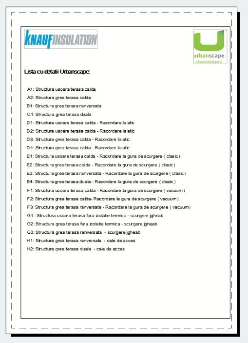 Pagina 1 - CAD-DWG Detalii CAD - Acoperis verde KNAUF INSULATION Detaliu de montaj 