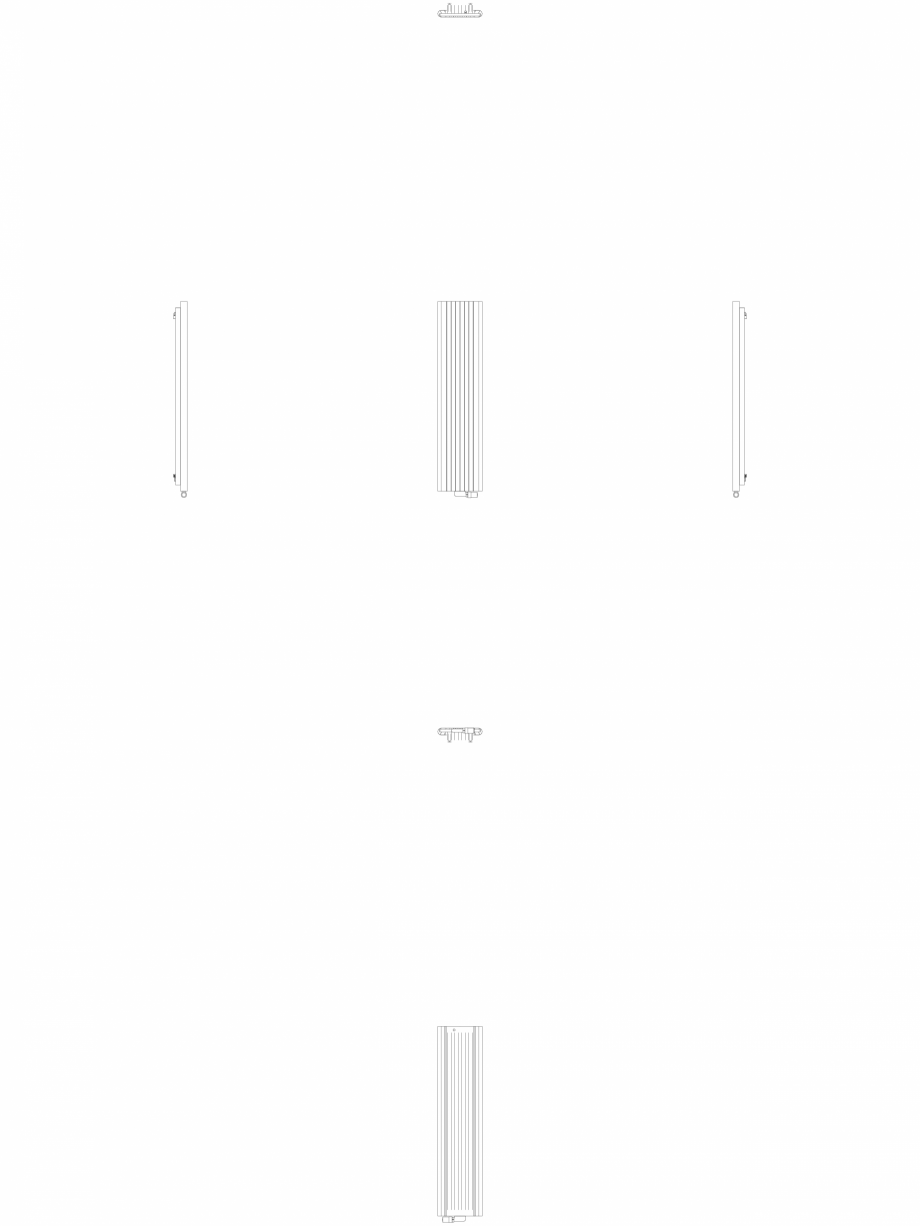 Pagina 1-CAD-DWG Calorifer decorativ ALU-ZEN 1600x375 - 2D VASCO Detaliu de produs 