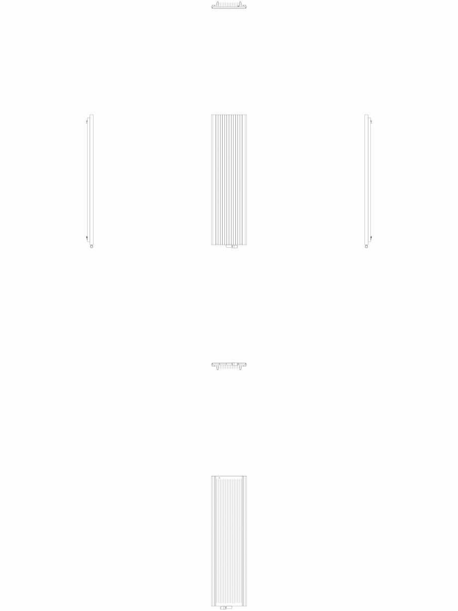 Pagina 1-CAD-DWG Calorifer decorativ ALU-ZEN 2200x600 - 2D VASCO Detaliu de produs 