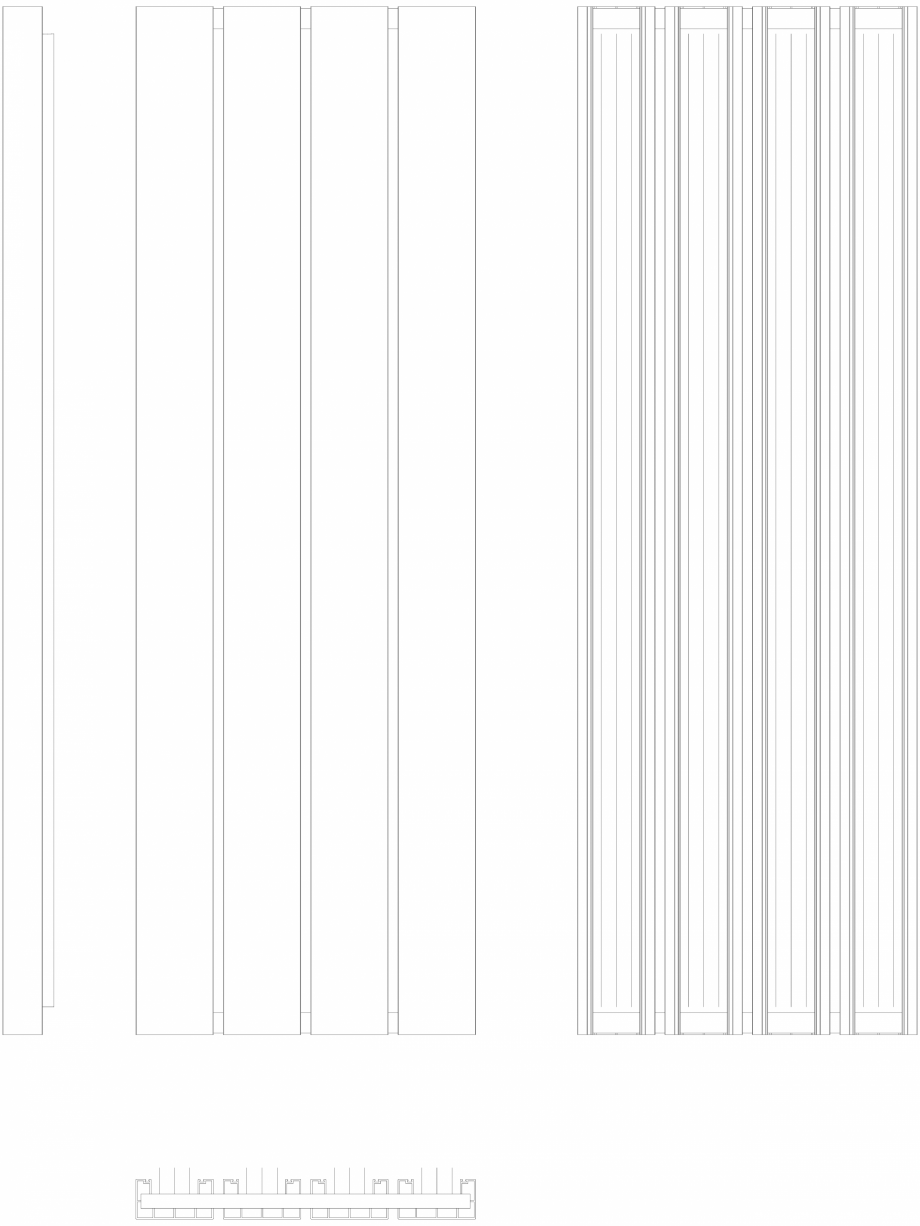 Pagina 1-CAD-DWG Calorifer decorativ BEAMS 2000x660 - 2D VASCO Detaliu de produs 