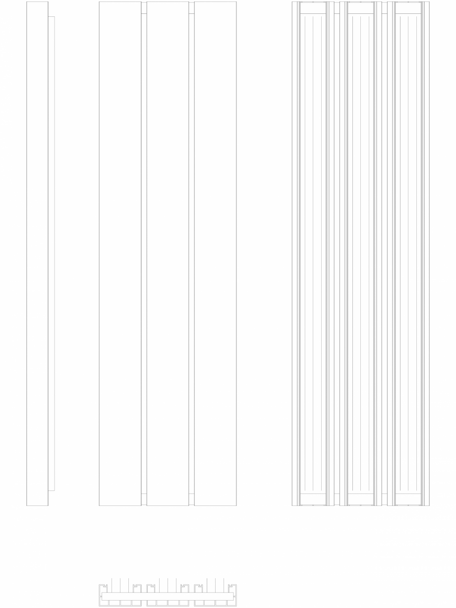 Pagina 1-CAD-DWG Calorifer decorativ BEAMS 1800x490 - 2D VASCO Detaliu de produs 
