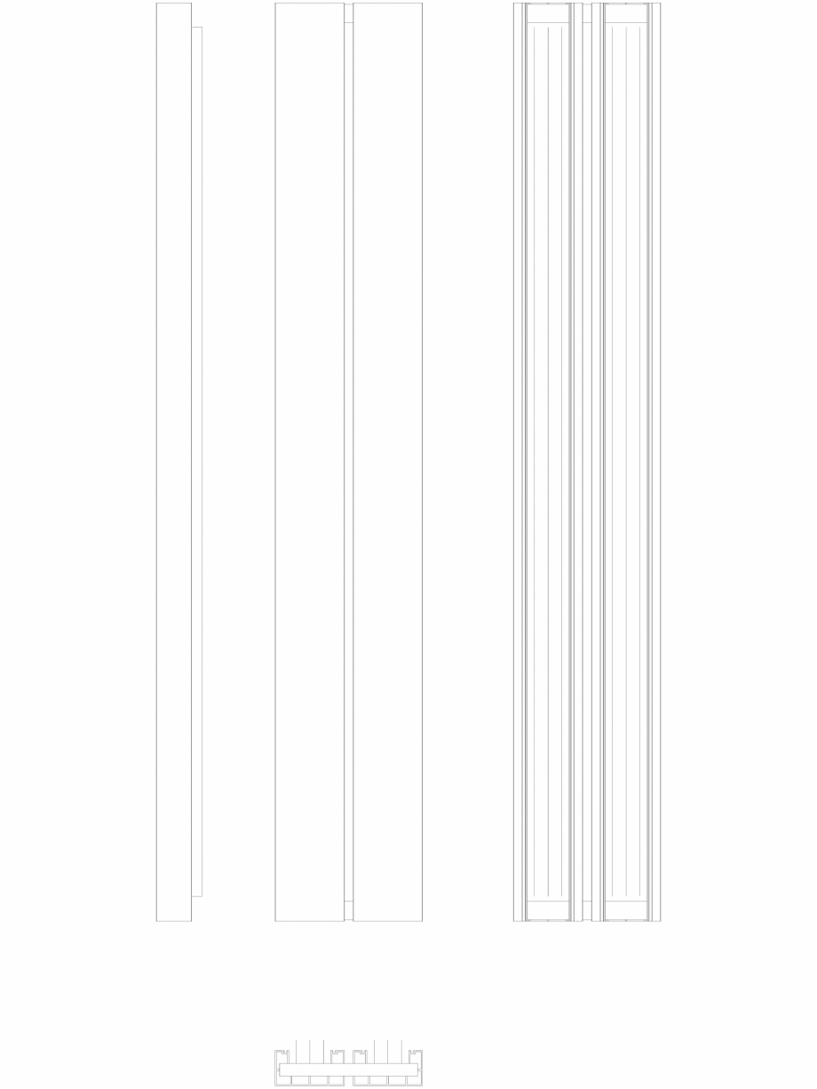 Pagina 1-CAD-DWG Calorifer decorativ BEAMS 2000x320 - 2D VASCO Detaliu de produs 
