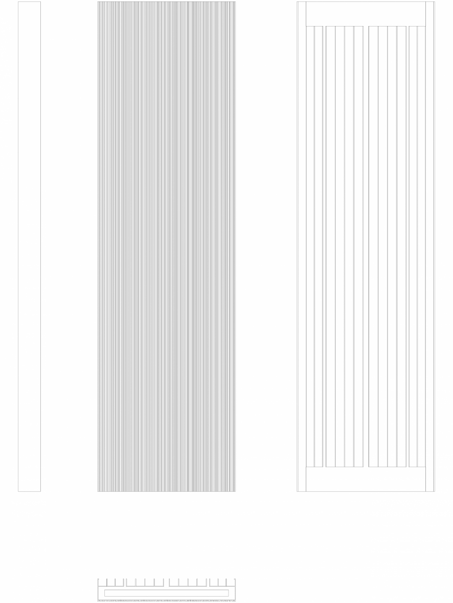 Pagina 1-CAD-DWG Calorifer decorativ BRYCE PLUS 1600x450 - 2D VASCO Detaliu de produs BRYCE VERTICAL 