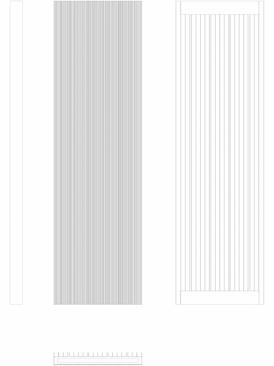 Pagina 1-CAD-DWG Calorifer decorativ BRYCE PLUS 1800x525 - 2D VASCO Detaliu de produs BRYCE VERTICAL 