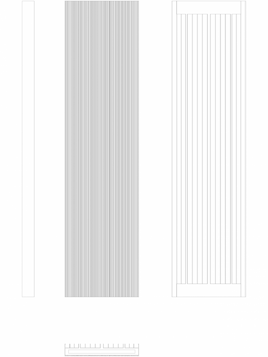 Pagina 1-CAD-DWG Calorifer decorativ BRYCE PLUS 1800x450 - 2D VASCO Detaliu de produs BRYCE VERTICAL 
