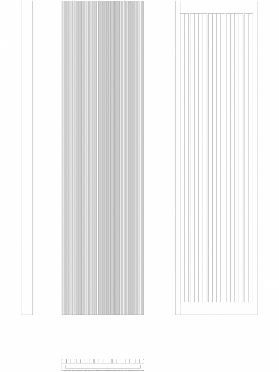 Pagina 1-CAD-DWG Calorifer decorativ BRYCE PLUS 2000x525 - 2D VASCO Detaliu de produs BRYCE VERTICAL 