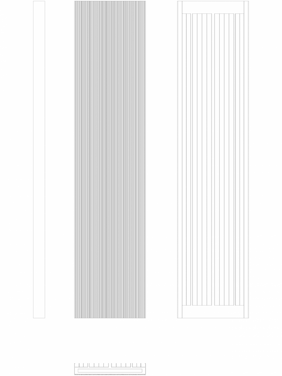 Pagina 1-CAD-DWG Calorifer decorativ BRYCE PLUS 2000x450 -  2D VASCO Detaliu de produs BRYCE VERTICAL 