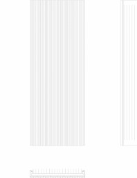 Calorifer decorativ CANYON 1600x605 - 2D