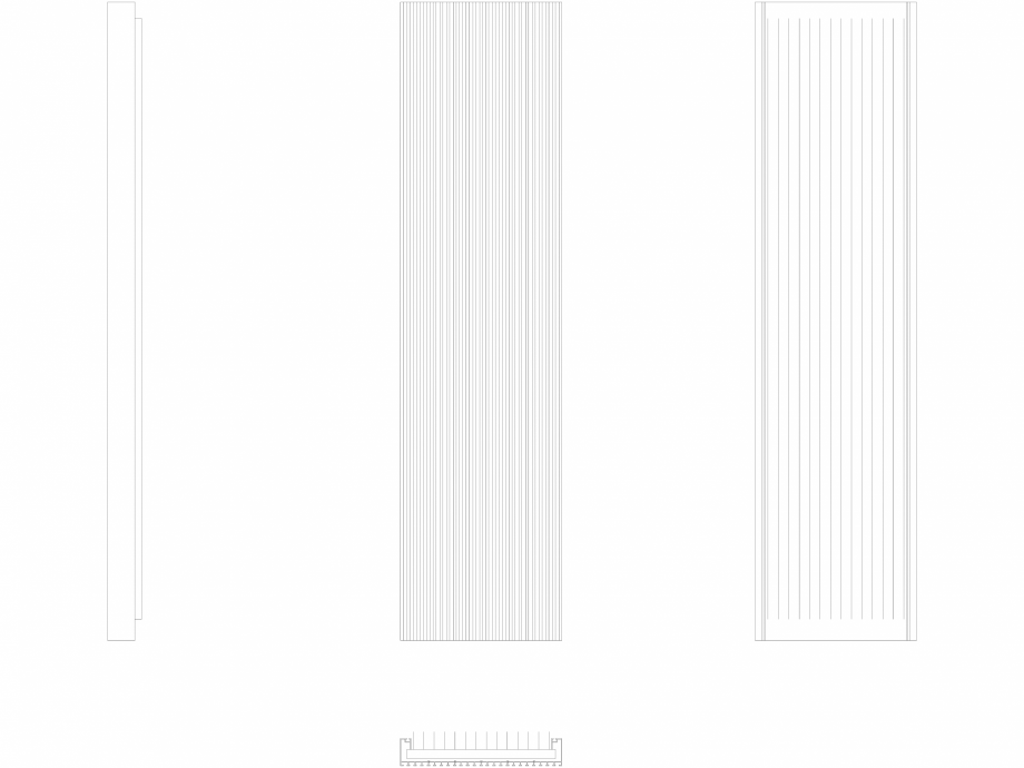 Pagina 1-CAD-DWG Calorifer decorativ CANYON 1800x455 - 2D VASCO Detaliu de produs 