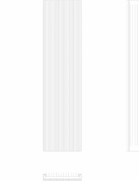 Calorifer decorativ CANYON 1800x455 - 2D