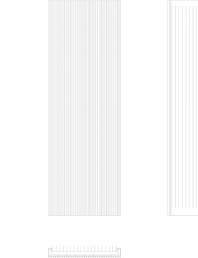 Calorifer decorativ CANYON 1800x605 - 2D