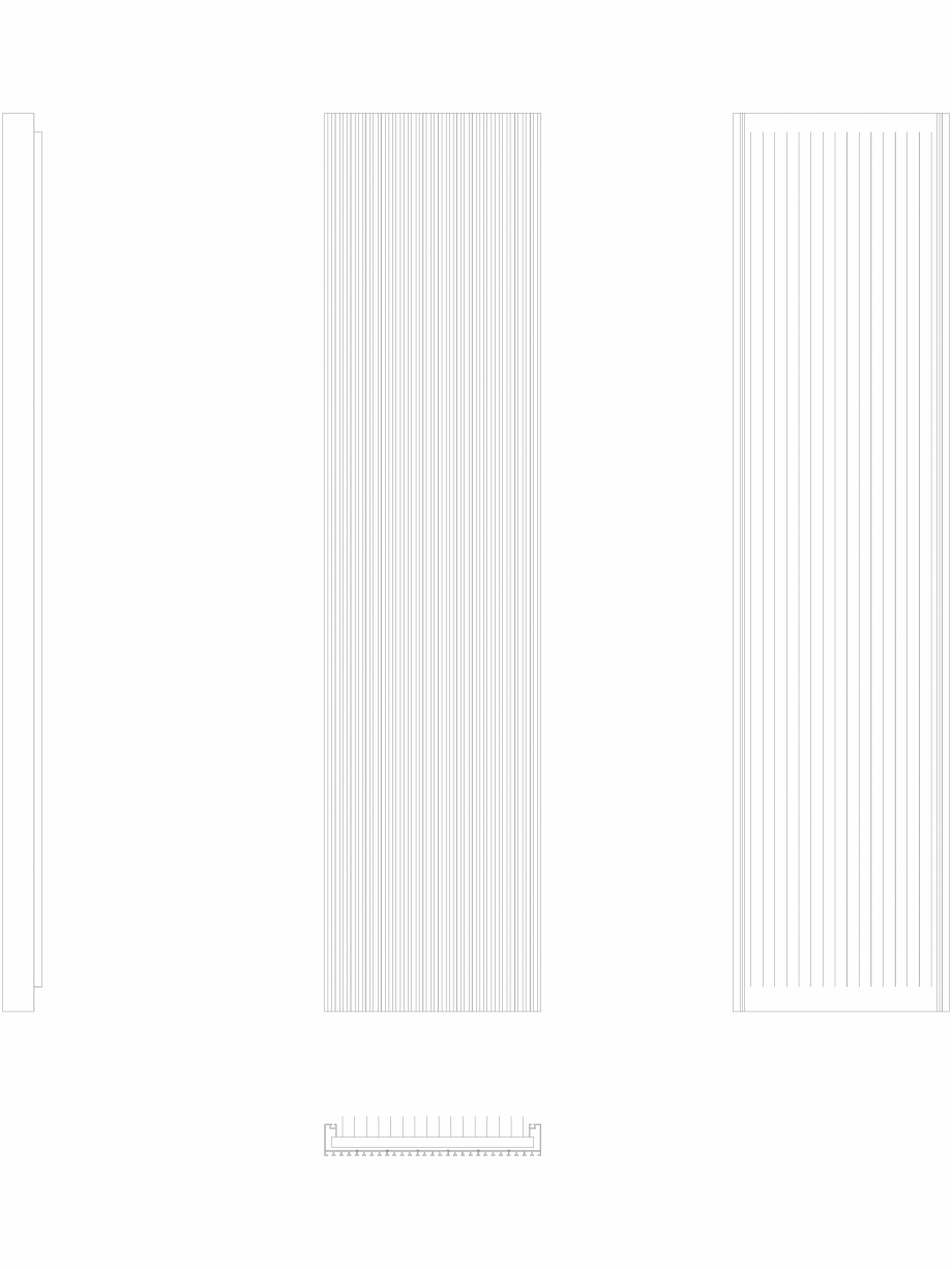 Pagina 1-CAD-DWG Calorifer decorativ CANYON 2200x530 - 2D VASCO Detaliu de produs 