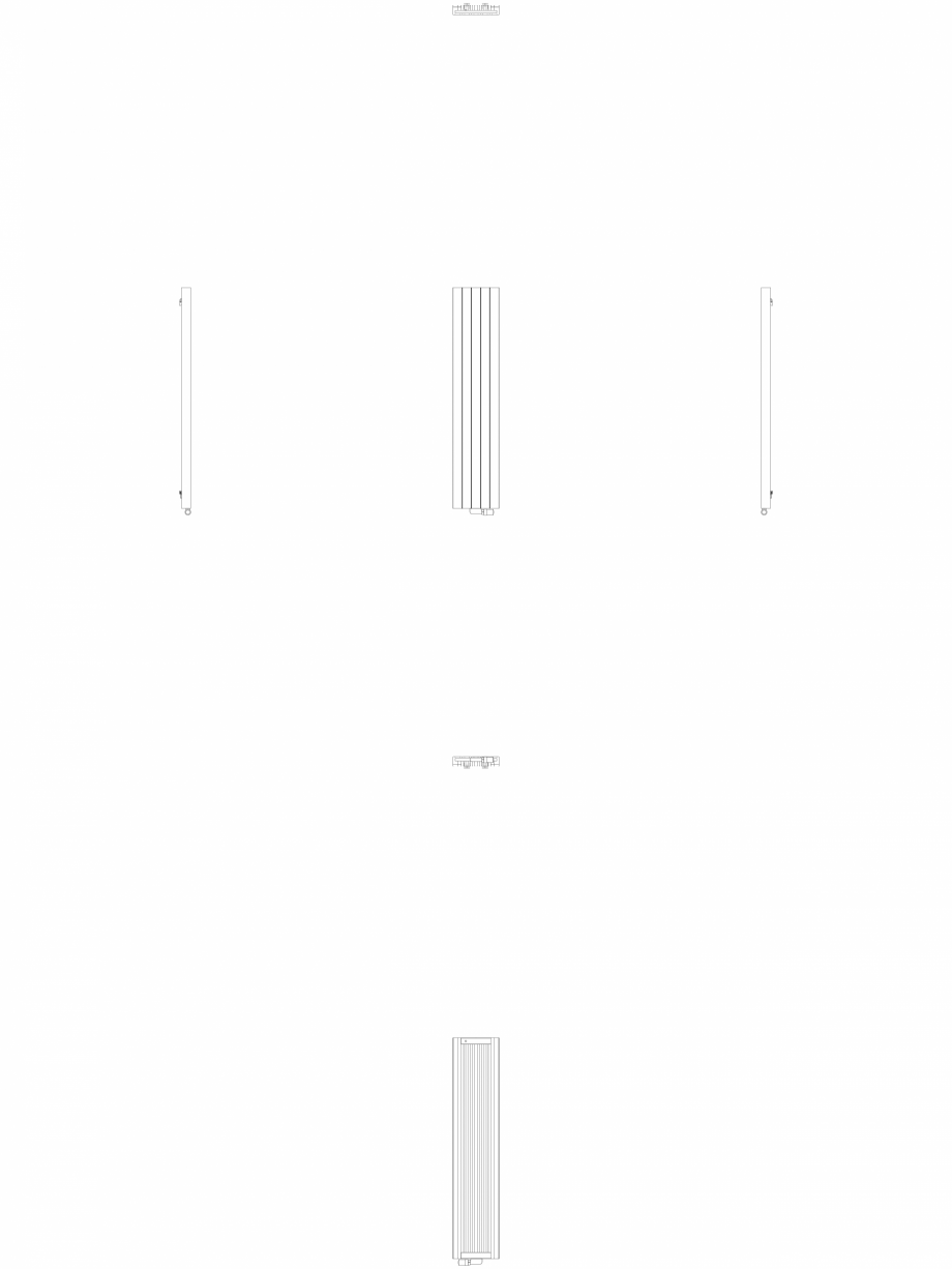 Pagina 1-CAD-DWG Calorifer decorativ ZAROS V75 1600x375 - 2D VASCO Detaliu de produs ZAROS V75/ V100 
