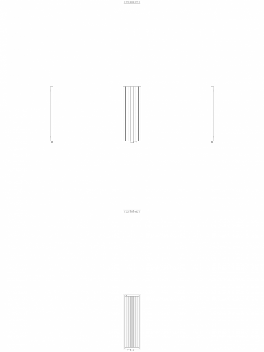 Pagina 1-CAD-DWG Calorifer decorativ ZAROS V75 1600x525 2D VASCO Detaliu de produs ZAROS V75/ V100 