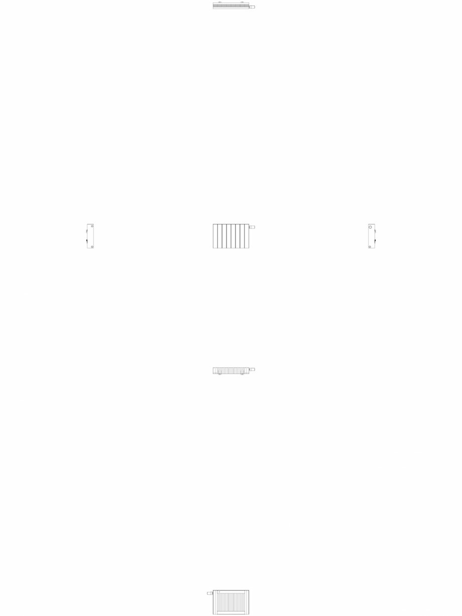 Pagina 1-CAD-DWG Calorifer decorativ ZAROS H100 400x600 - 2D VASCO Detaliu de produs 