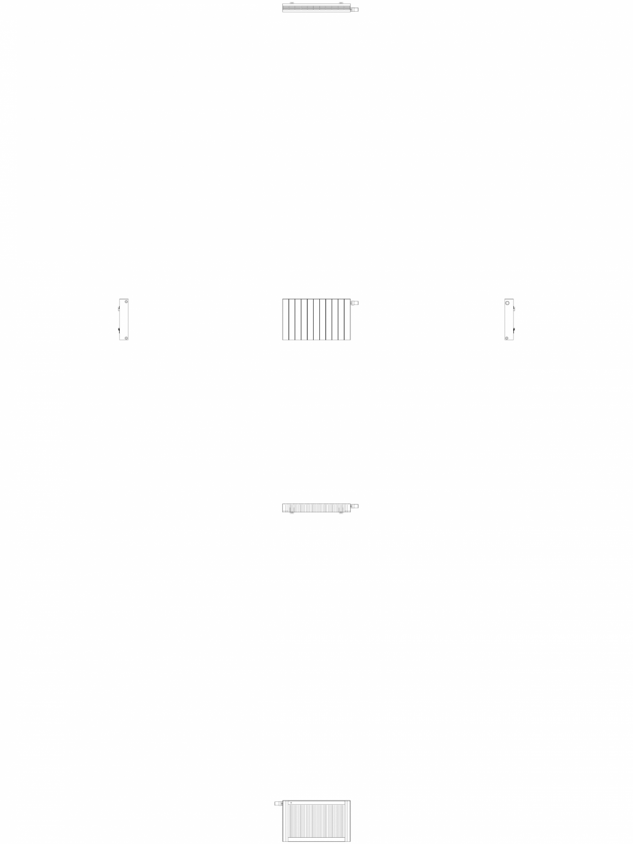 Pagina 1-CAD-DWG Calorifer decorativ ZAROS H100 500x825 - 2D VASCO Detaliu de produs 