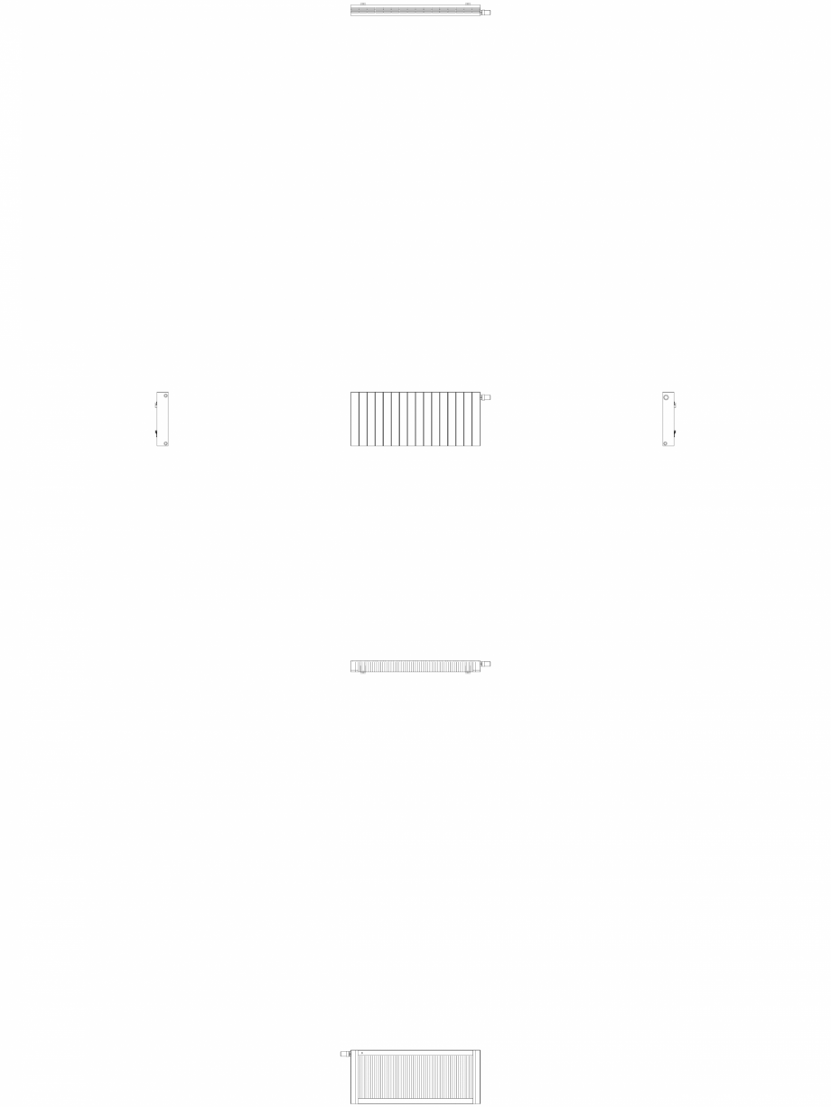 Pagina 1-CAD-DWG Calorifer decorativ ZAROS H100 500x1200 - 2D VASCO Detaliu de produs 